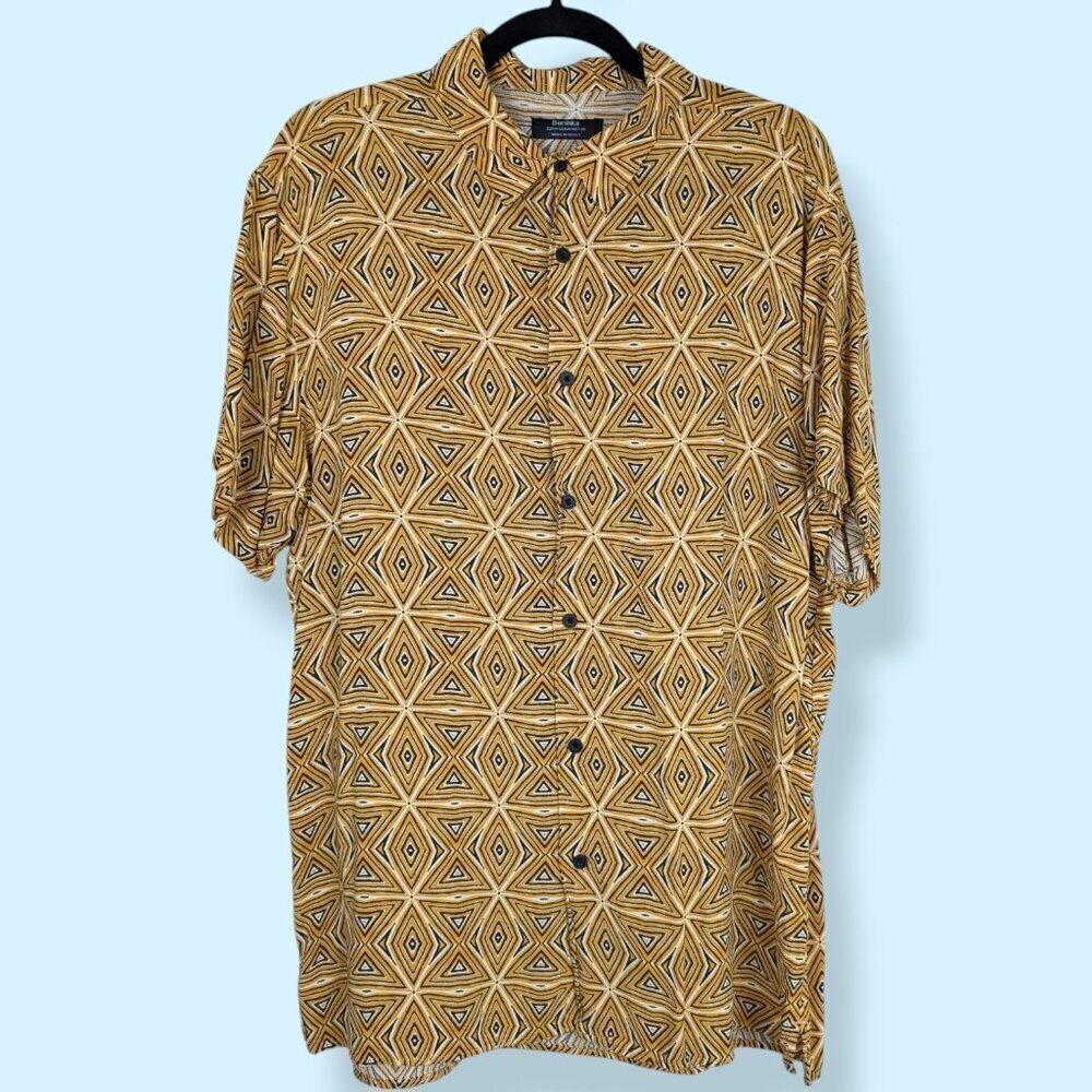 Bershka 100% Viscose Buttoned Shirt